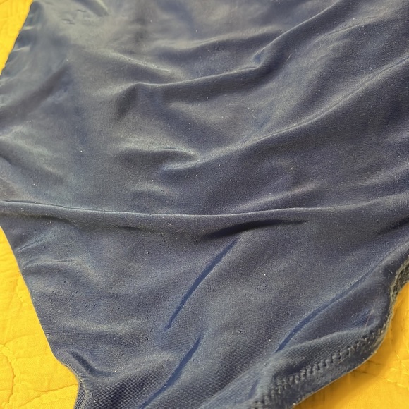 Forever 21 ruched halter cobalt swimsuit - Picture 4 of 6